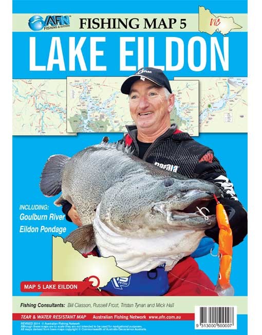 AUSTRALIAN FISHING NETWORK LAKE EILDON MAP - My Mates Outdoors