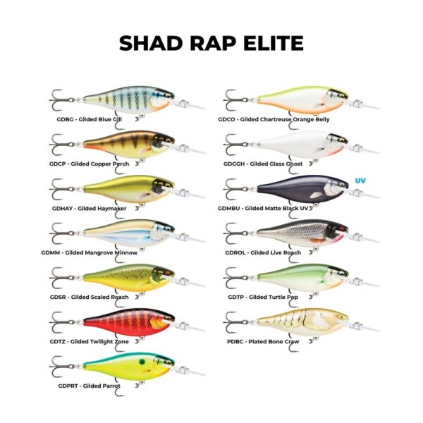 RAPALA SHAD RAP ELITE 55GLIDED HAYMAKER