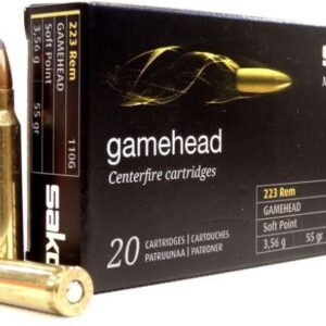 SAKO 223REM 55gr Gamehead