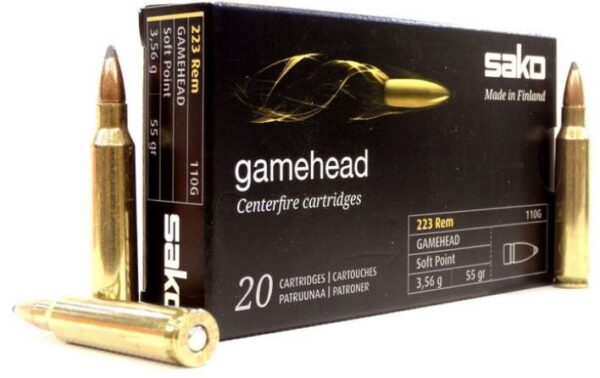 SAKO 223REM 55gr Gamehead