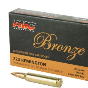 PMC .223REM 55GR FMJ-BT BRONZE LINE