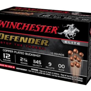 WINCHESTER SUPREME ELITE DEFENDER 12G 2-3/4 9PELLET 00BUCK