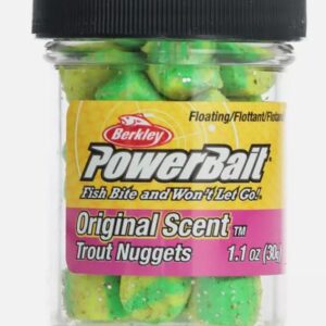 POWERBAIT TROUT NUGGETS LIME TWIST