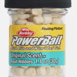 POWERBAIT TROUT NIBBLES MARSHMALLOW WHITE