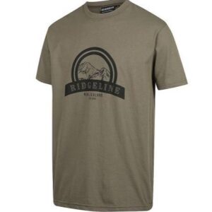 RIDGELINE MENS MOUNTAINS AUS TEE BEECH XS