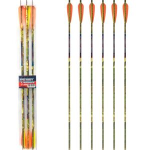 PATRIOT CARBON HELICAL FLETCH CAMO 350 SPINE 6PK