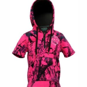 RL KIDS LITTLE WEAPON HOODIE HYPER PINK CAMO 12Y