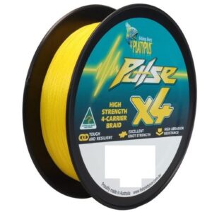 PLATYPUS PULSE X4 BRAID GOLD 150M 50LB