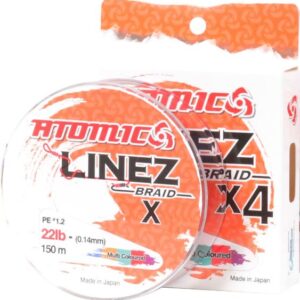 ATOMIC LINEZ BRAID 4X MC 150M - 6LB - PE 0.3