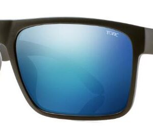 TONIC OUTBACK MATT BLACK BLUE MIRROR POLARISED GLASS