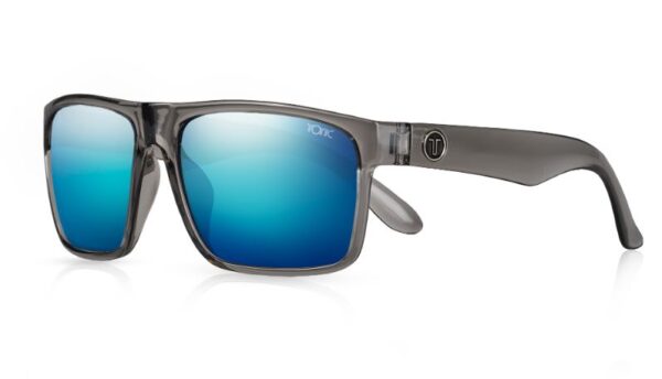 TONIC EYEWEAR OUTBACK TRANS SMOKE LITHIUM BLUE MIRROR GREY BASE