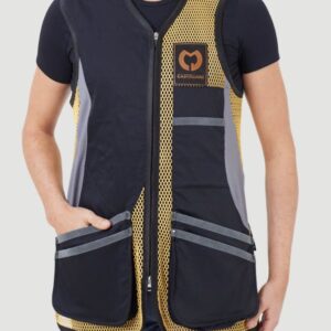 CASTELLANI SPORTING PRO VEST MENS MEDIUM GOLD/BLACK