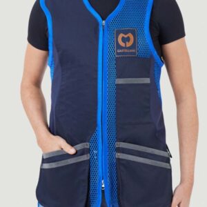 CASTELLANI SPORTING PRO VEST MENS SMALL LIGHT BLUE/NAVY