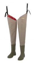 SNOWBEE 150D NYLON PVC THIGH BOOTED WADER UK # 9