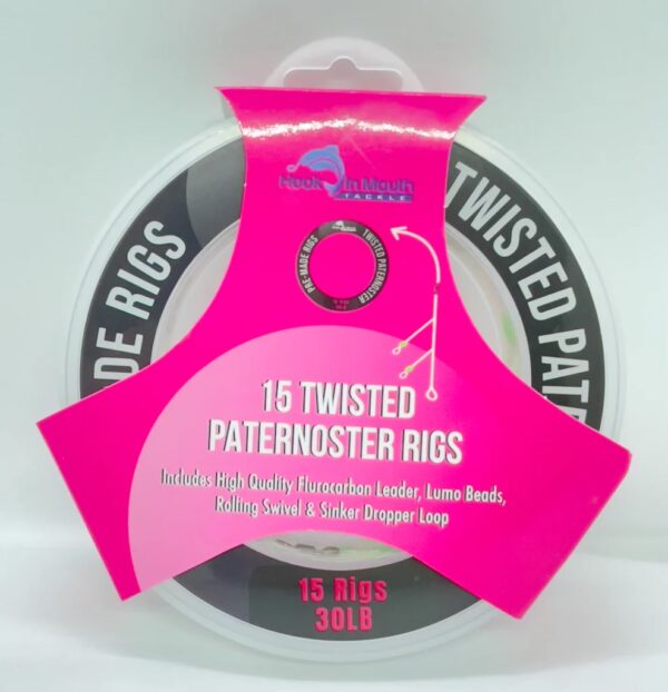 Spool Rig - 15 Twisted Paternoster Rigs 30lb