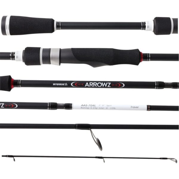 Arrowz Travel Spin 7', 4 pc, 6 – 12lb