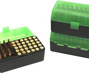 MTM Rifle Ammo Box Clear Green / Black